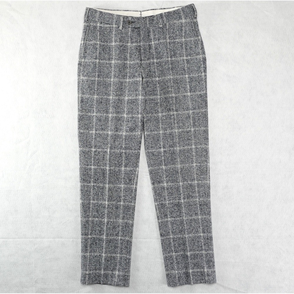 Suitsupply x Ferla Hudson 36R Alpaca Cotton Glen Check Windowpane Flannel Suit - Picture 6 of 16